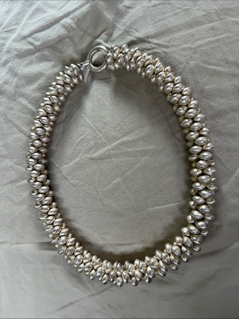 Vintage necklace textured 85